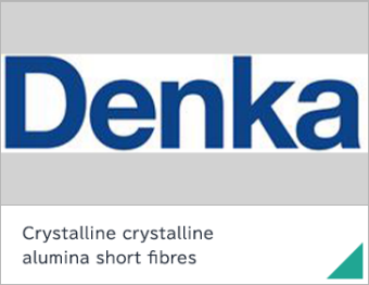 Crystalline crystalline alumina short fibres