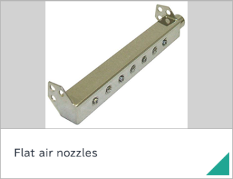 Flat air nozzles