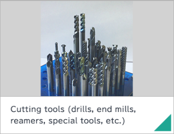Cutting tools (drills, end mills, reamers, special tools, etc.)