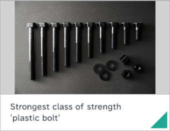 Strongest class of strength 'plastic bolt'