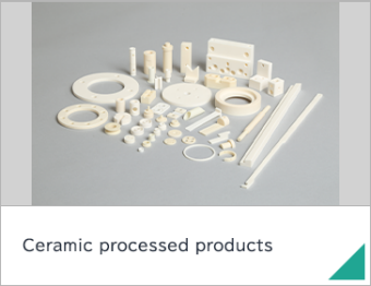 Ceramic processed products